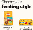 Pedigree Adult Dog Food Pouches Protein+ Chunks in Jelly 48 x 85 g Multipack