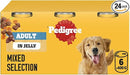 Pedigree Adult - Wet Dog Food - for Adult Dogs - Can Meaty Meals in Jelly - 6 x 400g