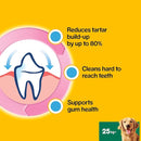 Pedigree Dog Treat for Large Dogs, Dentastix Daily Dental Chews, 28 Sticks