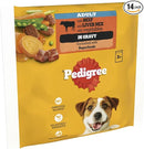 Pedigree Adult Dog Food Pouches Protein+ Chunks in Jelly 48 x 85 g Multipack