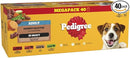 Pedigree Adult Dog Food Pouches Protein+ Chunks in Jelly 48 x 85 g Multipack