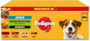Pedigree Adult Dog Food Pouches Protein+ Chunks in Jelly 48 x 85 g Multipack